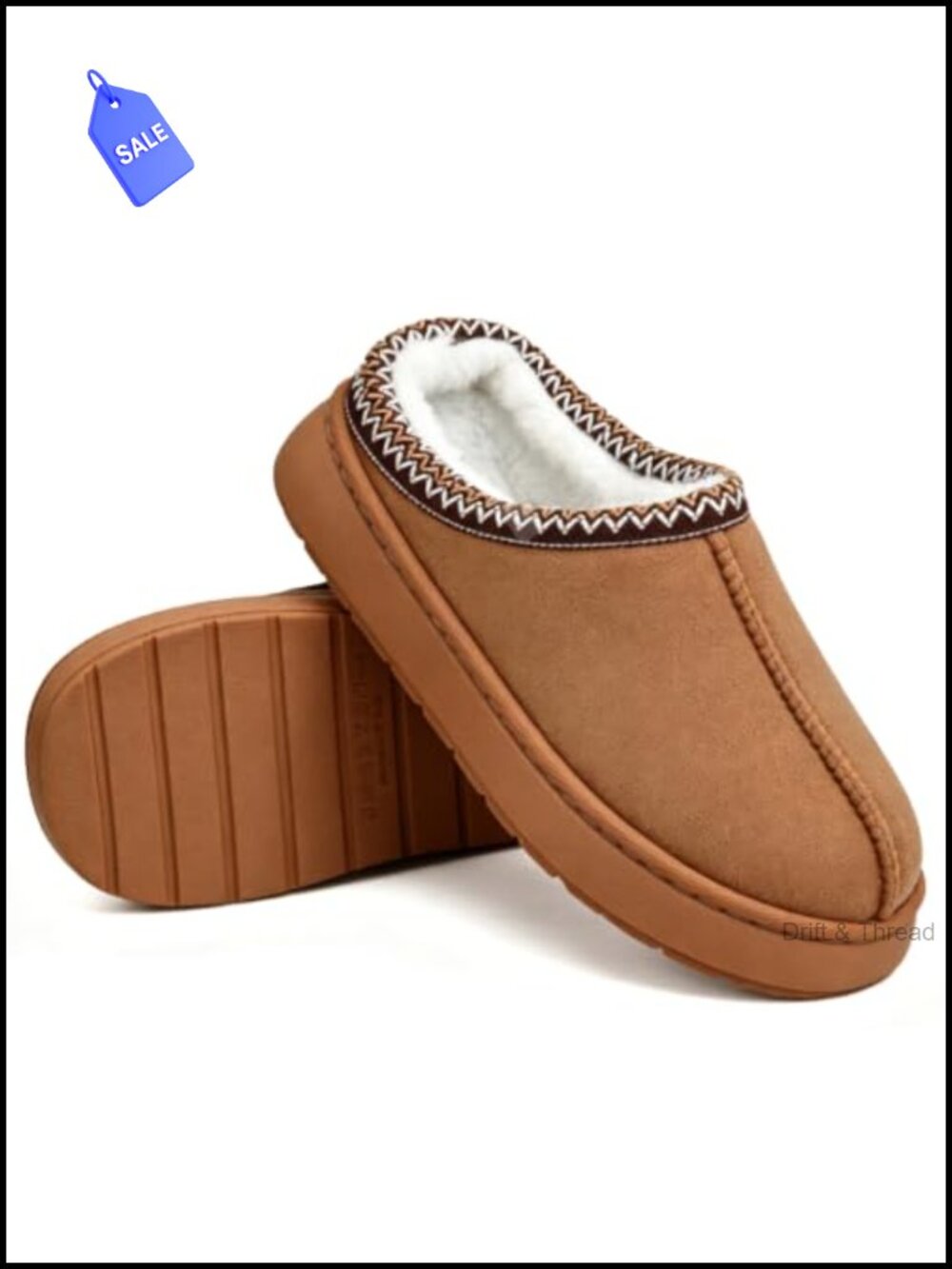 Microfiber Suede Fuzzy Slippers Memory Foam Non-Slip Unisex